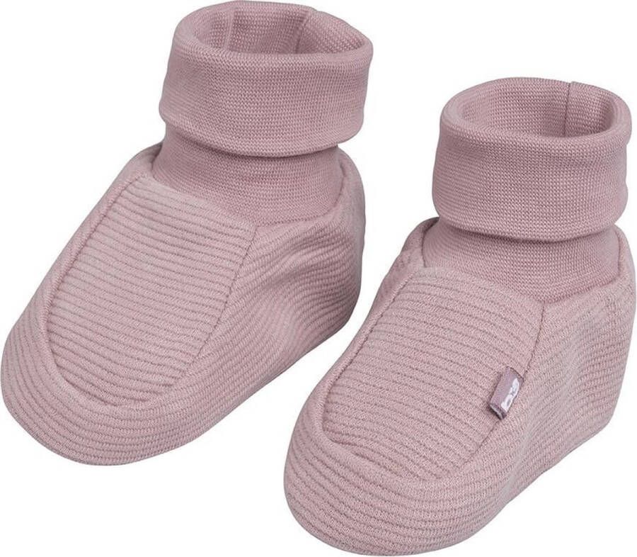 Baby's Only Slofjes Pure Oud Roze 0 3 mnd 100% ecologisch katoen GOTS - Foto 1