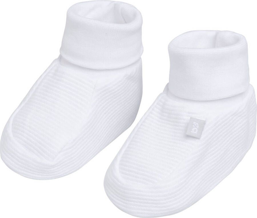 Baby's Only Slofjes Pure Wit 0 3 mnd 100% ecologisch katoen GOTS