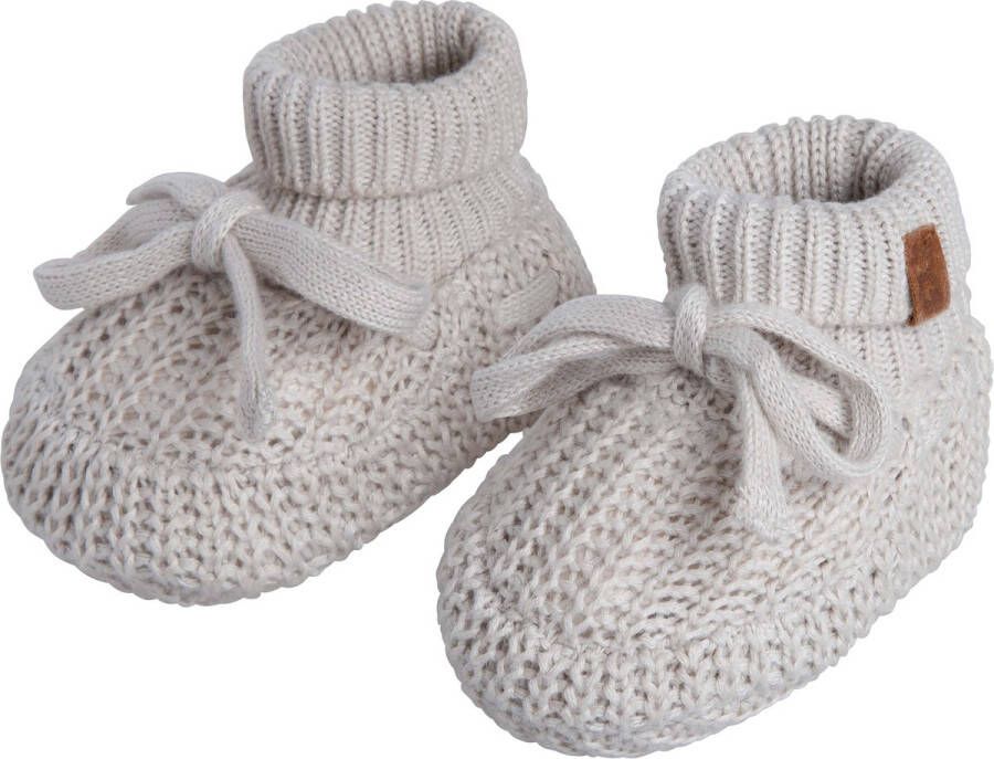 Baby's Only Slofjes teddy Soul Warm Linen 3 6 mnd 100% ecologisch katoen GOTS