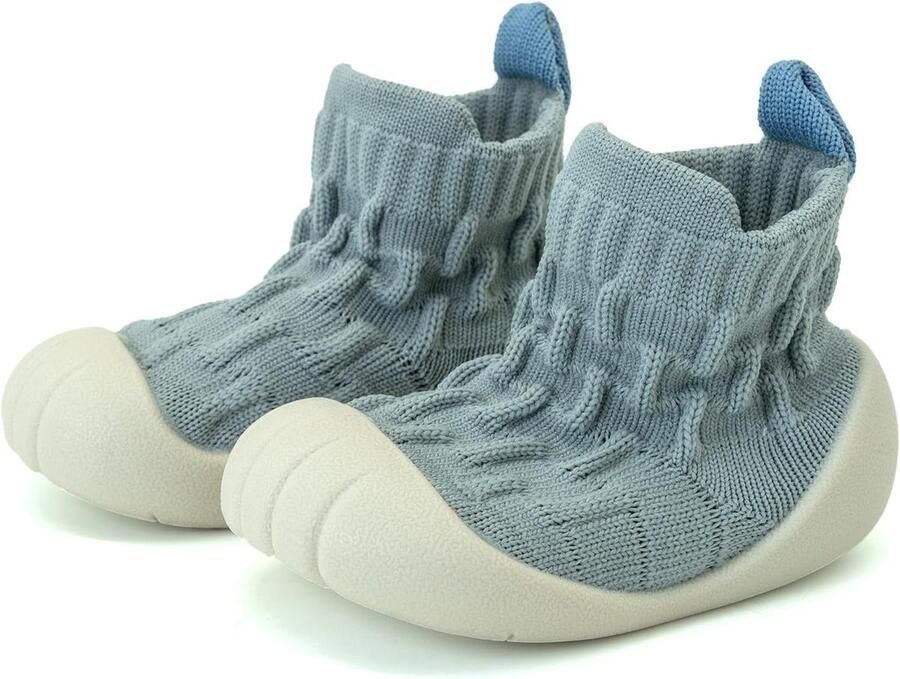 Babyschoenen met antislipzool ade de gebreide mesh-sokken voor en