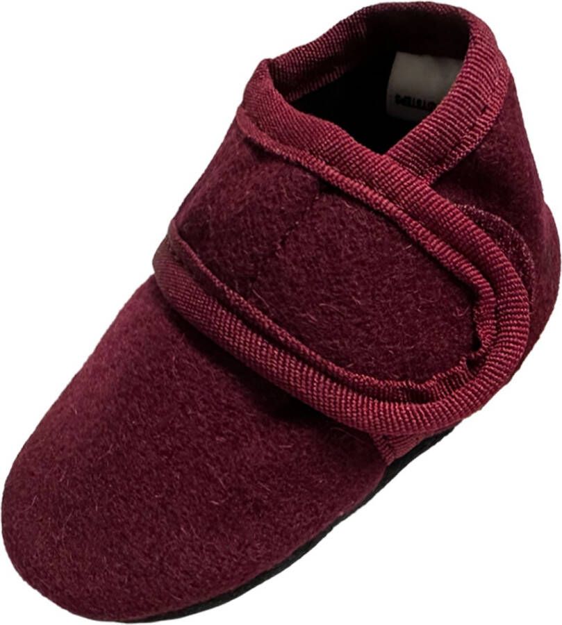 BabySteps babyslofjes Wol Burgundy