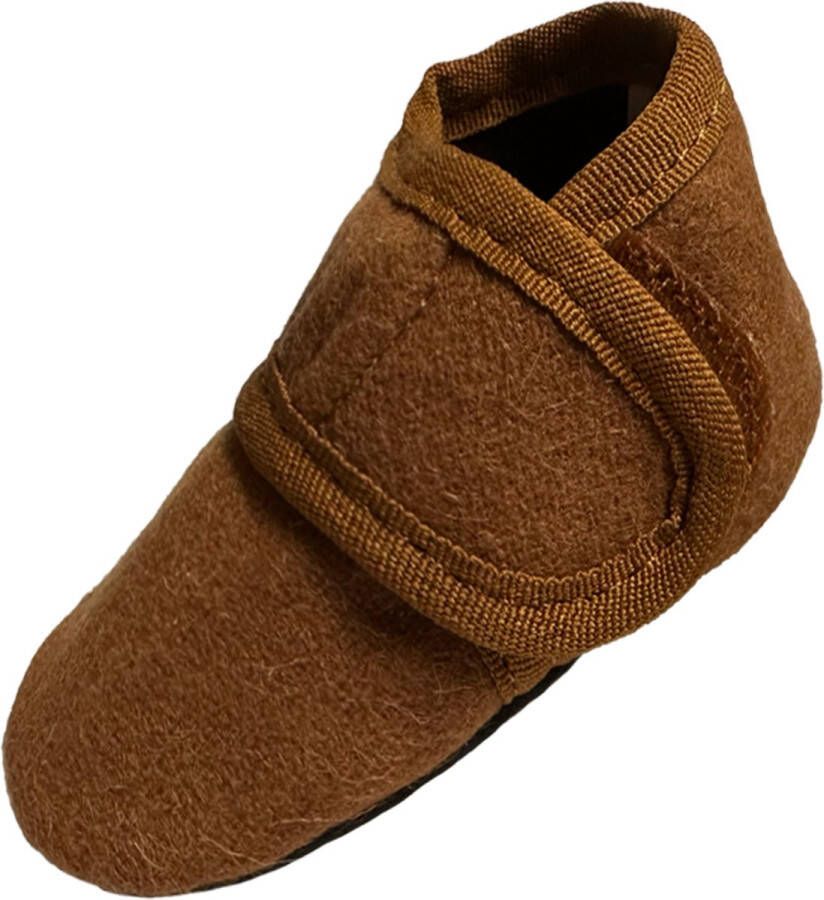 BabySteps babyslofjes Wol Camel Bruin