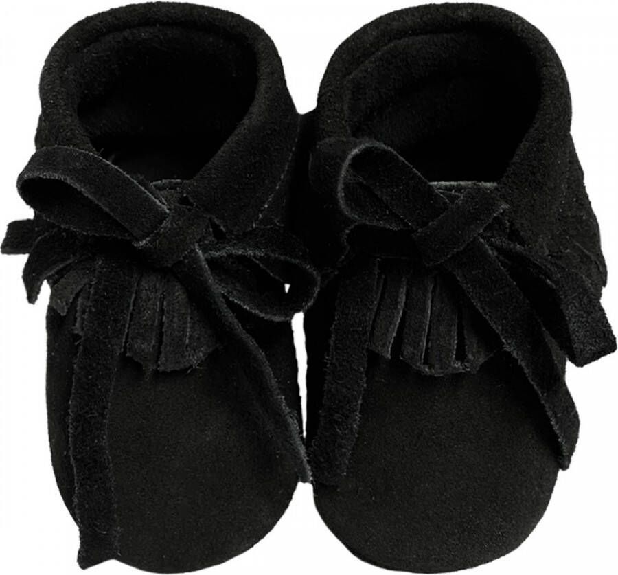 BabySteps Moccasins Lace Black Ibiza