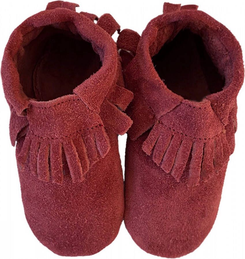 BabySteps Moccasins Maroon Ibiza Style