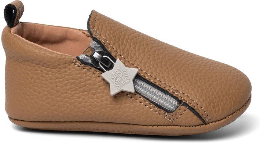 BabySteps Nox Clay Brown Leren Babyschoentjes met Antislip Zool Eerste Stapjes Binnen en Buiten Bruin