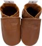 Babysteps leren babyslofjes bruin Leer Effen 18 19 - Thumbnail 1