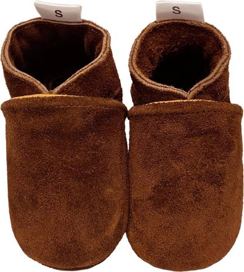 BabySteps slofjes Babyslofjes Plain Cognac