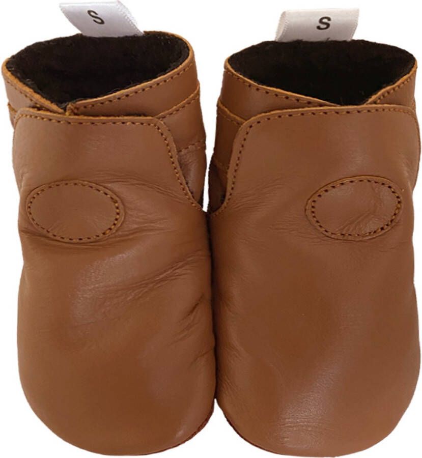 BabySteps winterlaarsjes Effen Caramel bruin