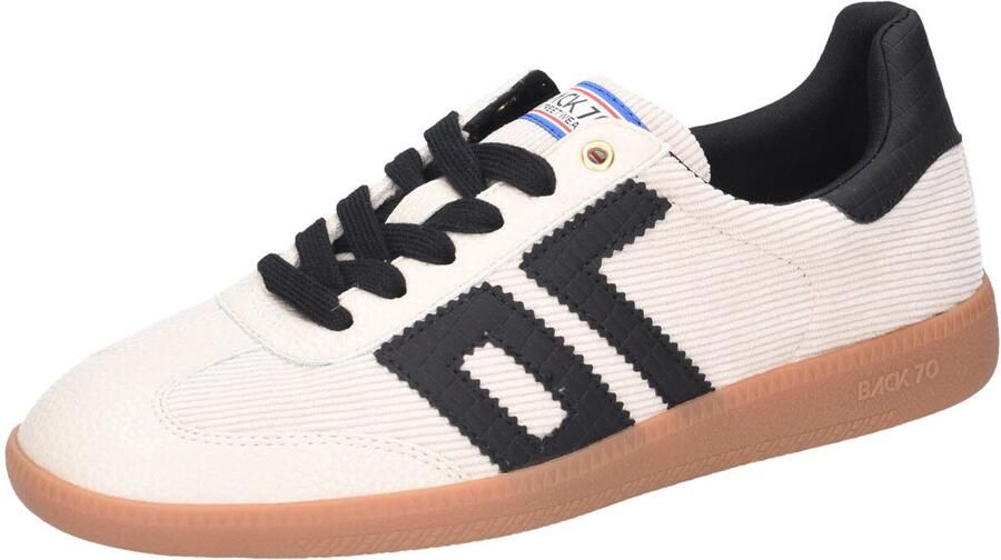 Back 70 dames veterschoenen beige