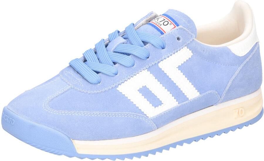 Back 70 dames veterschoenen blauw