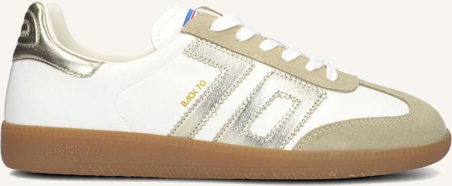 BACK70 Lage Sneakers Dames Cloud Maat: 37 Materiaal: Leer Kleur: Wit