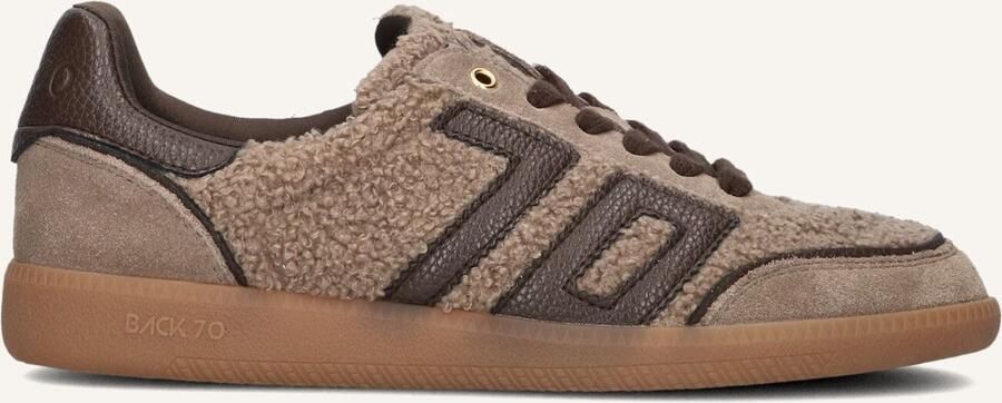BACK70 Lage Sneakers Dames Cloud Maat: 43 Materiaal: Teddy Kleur: Taupe