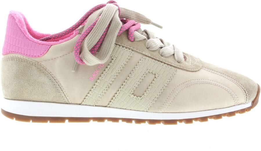 Back70 Dames Sneakers Asian G26-205 Satin Beige