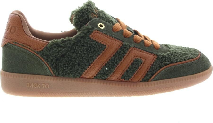 Back70 Dames Sneakers Cloud Teddy Fur15 Olijf