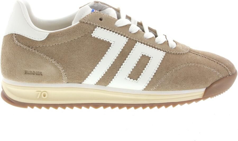 Back70 Dames Sneakers Jogger Runner Tan Beige