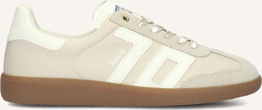 BACK70 Lage Sneakers Dames Ghost Maat: 37 Materiaal: Leer Kleur: Beige
