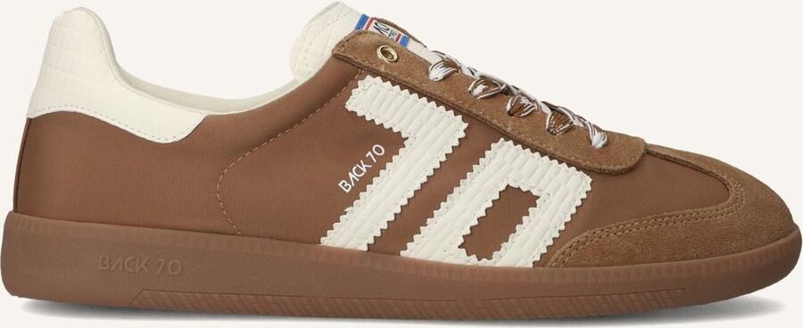 BACK70 Lage Sneakers Dames Ghost Maat: 39 Materiaal: Textiel Kleur: Bruin