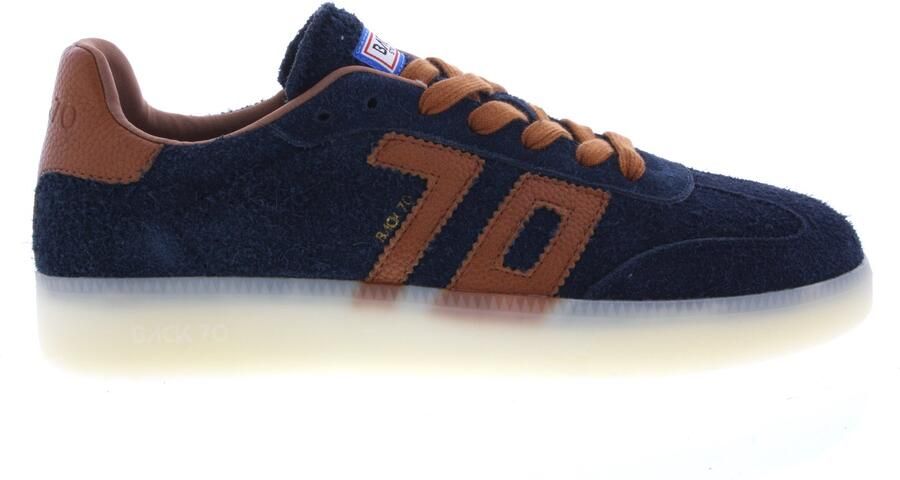 Back 70 Heren Sneakers Back70 Boston Long 01 Blauw