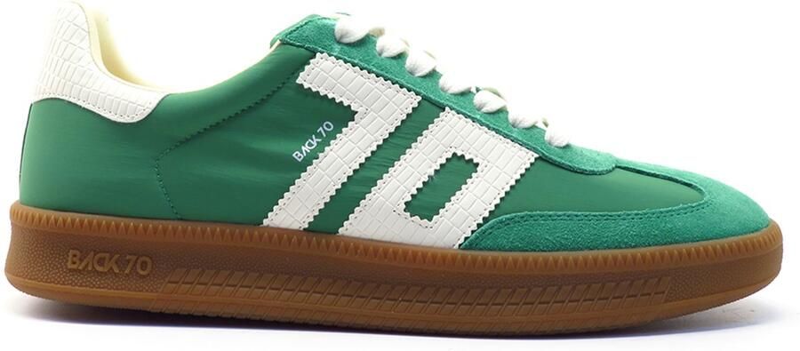 Back70 Nylon green Double V26 Nylon green groen wit