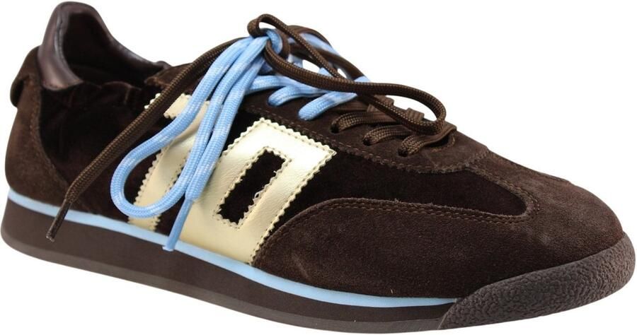 BACK70 Lage Sneakers Dames Rocket Suède Bruin - Foto 8