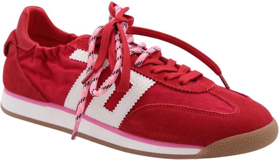 BACK70 Lage Sneakers Dames Rocket Maat: 36 Materiaal: Textiel Kleur: Rood