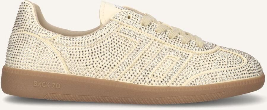 BACK70 Lage Sneakers Dames Sirio Maat: 40 Materiaal: Leatherlook Kleur: Beige