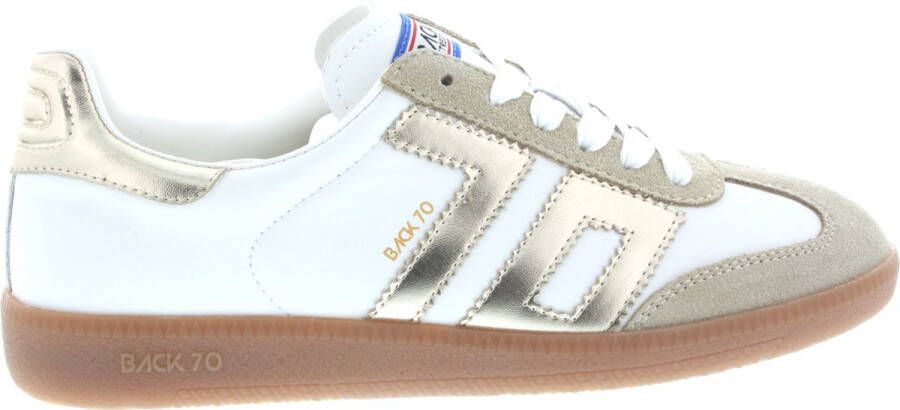 BACK70 Lage Sneakers Dames Cloud Maat: 42 Materiaal: Leer Kleur: Goud