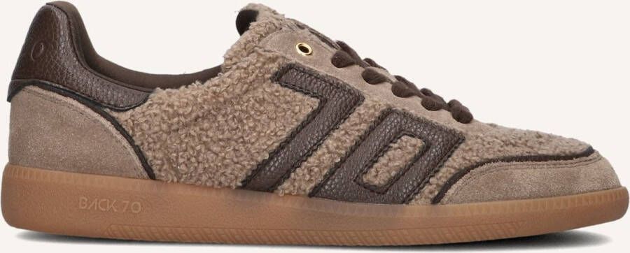 BACK70 Lage Sneakers Dames Cloud Maat: 41 Materiaal: Teddy Kleur: Taupe