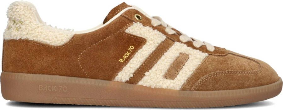 BACK70 Lage Sneakers Dames Cloud Suede Maat: 40 Materiaal: Suède Kleur: Cognac