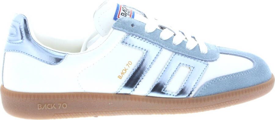 Back70 Dames Sneakers Cloud 2505-19 White metallic S Wit