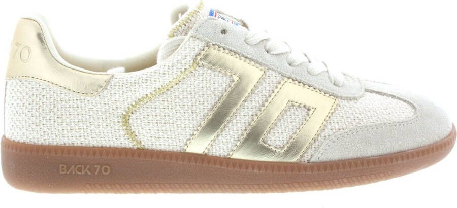 BACK70 Lage Sneakers Dames Ghost Iuta Maat: 42 Materiaal: Leer Kleur: Beige
