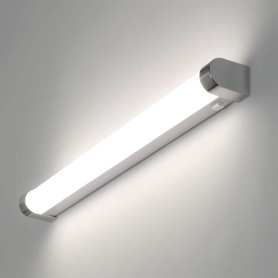 Badkamerlamp met schakelaar voor spiegel 12W 1080lm IP44 230V LED chroom