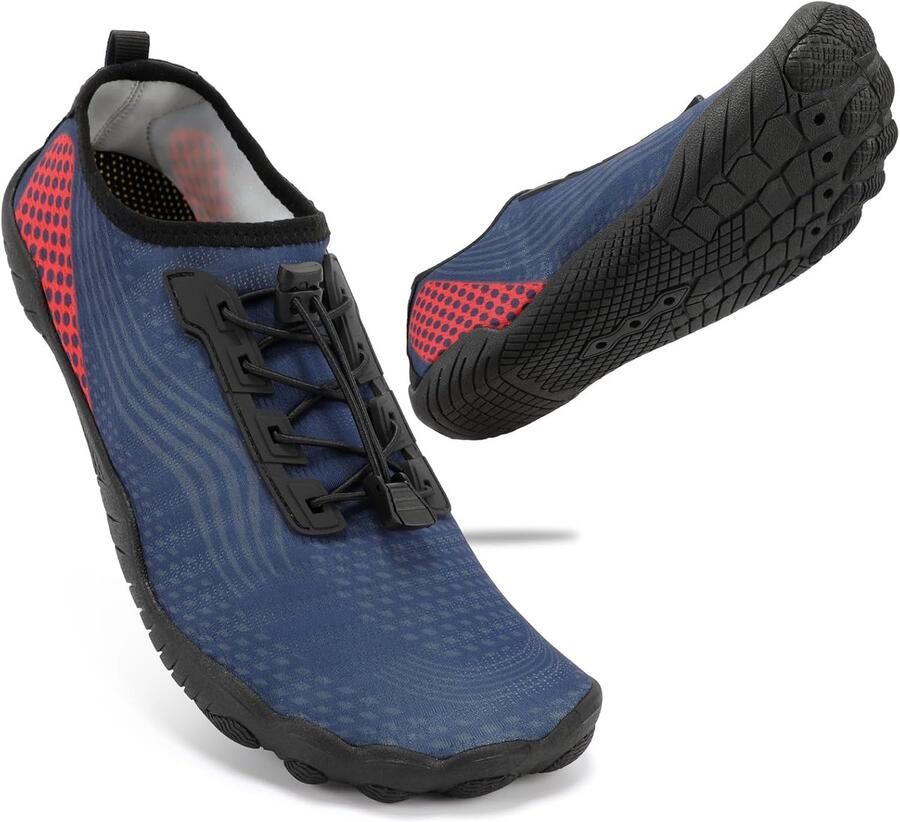 Badschoenen voor en Sneldrogende Waterschoenen Lichtgewicht Barefoot Strandschoenen Ade d Mesh Perfect voor Strand Camping en Watersport