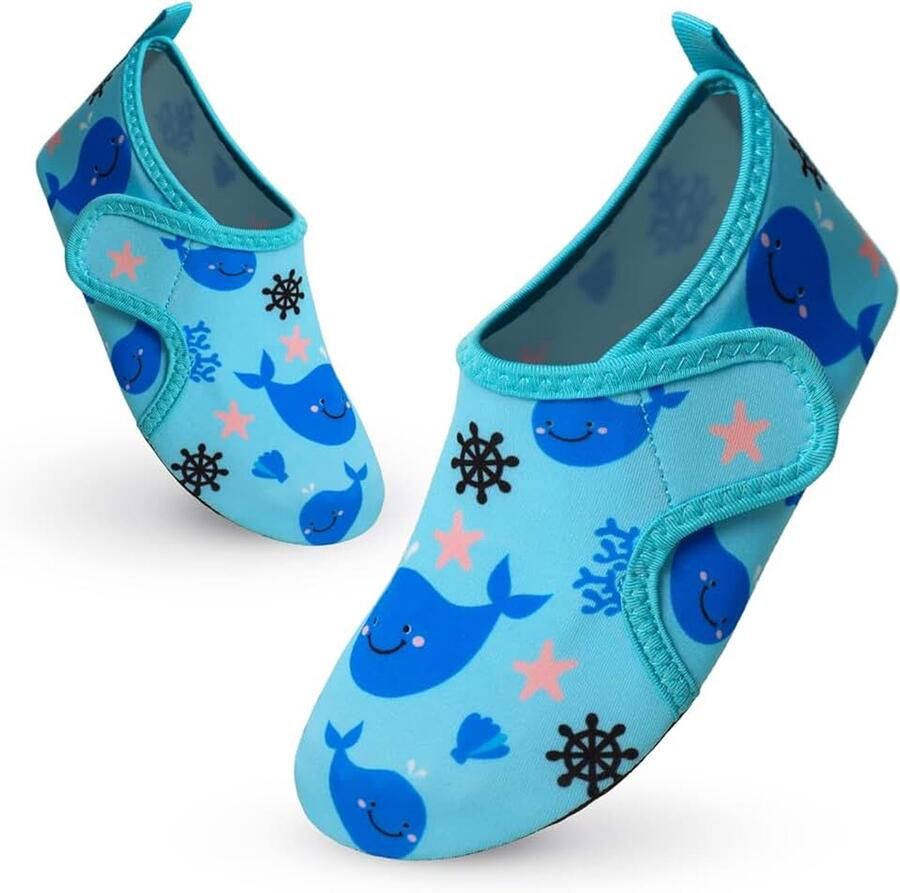 Badschoenen voor kinderen en waterschoenen antislip zwemschoenen sneldrogend aquaschoenen lichte strandschoenen blotevoetenschoenen badsokken voor kleine kinderen