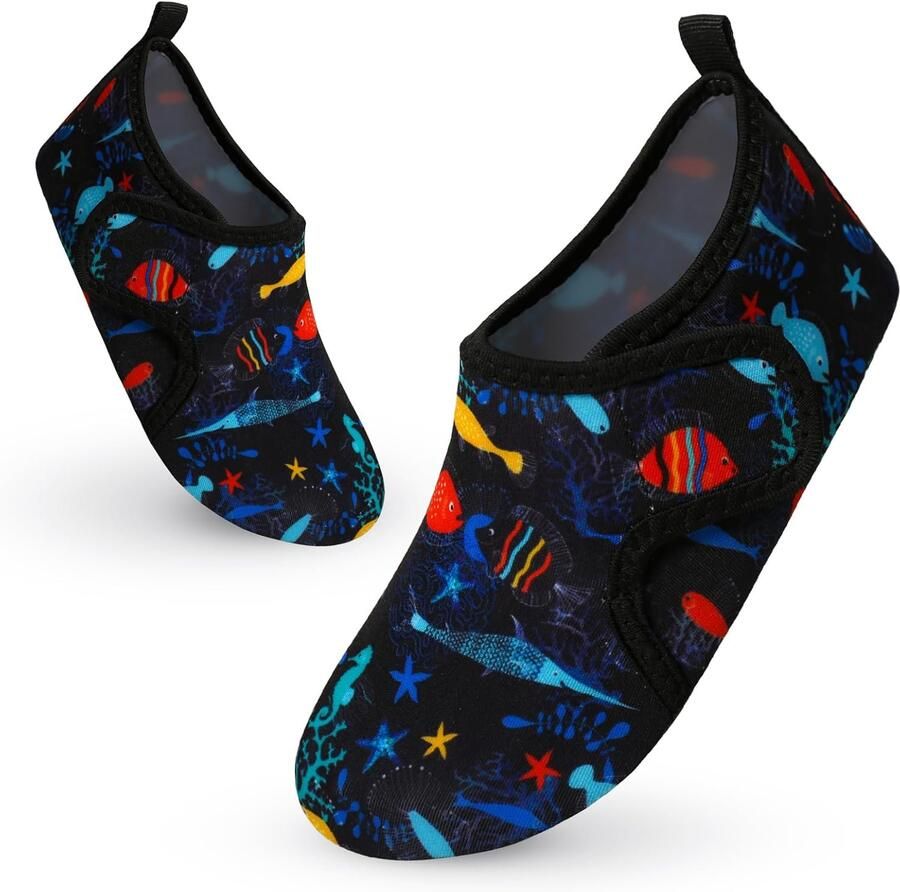 Badschoenen voor kinderen en waterschoenen antislip zwemschoenen sneldrogend aquaschoenen lichte strandschoenen blotevoetenschoenen badsokken voor kleine kinderen