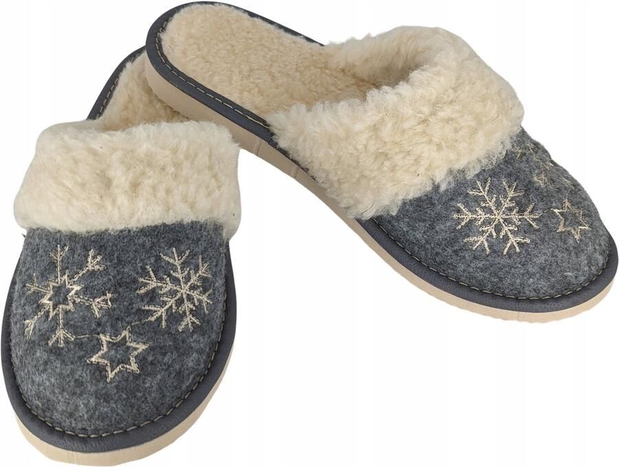 Baffiks Dames Pantoffels Gebreid Wol Warm Thuis Schoenen