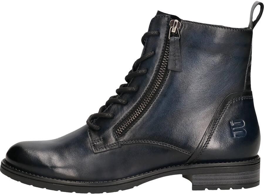 Bagatt Dames leren gebonden laarsjes met rits TT.