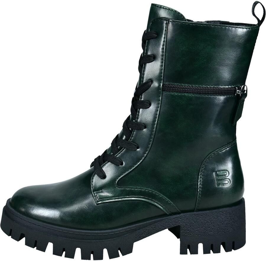 Bagatt Enkellaarsjes met veters en rits tot de enkels voor dames TT.