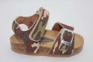 Balducci jongenssandaal camouflage leer