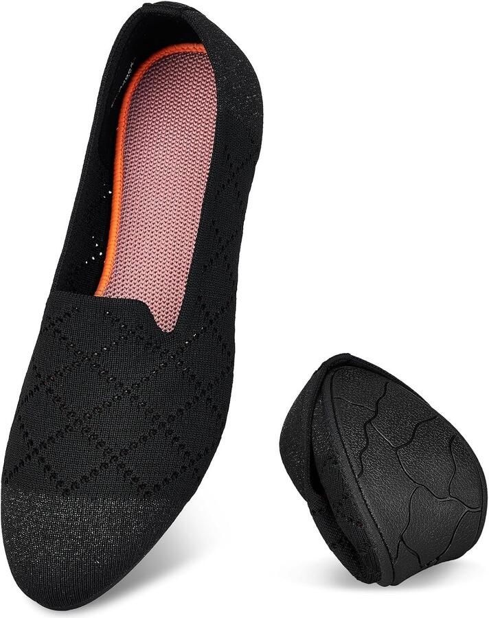 Ballerina's Ademend Strik Plat Memory Foam Inklapbaar