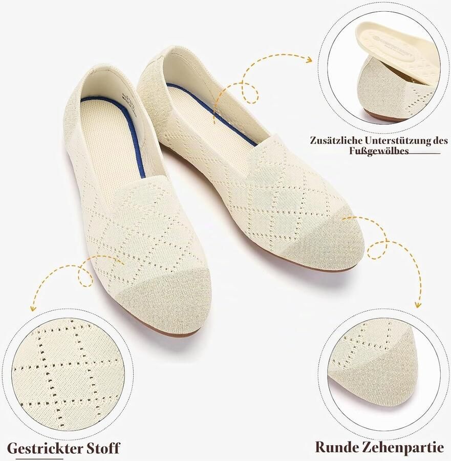Ballerina's Ademend Vouwbaar Memory Foam