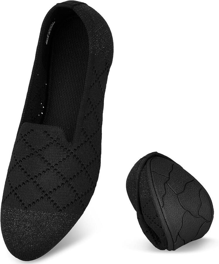Ballerina's Ademend Strik Plat Memory Foam Inklapbaar