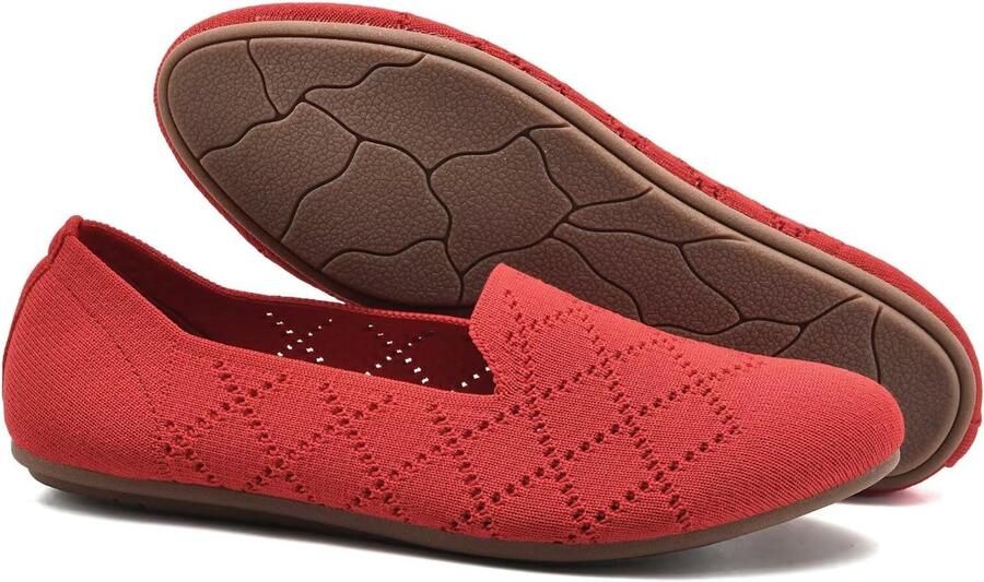 Ballerinas Ademend Strik Plat Faltbaar Slippers