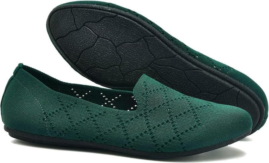 Ballerina's Ademend Strik Plat Memory Foam Opvouwbaar Slippers