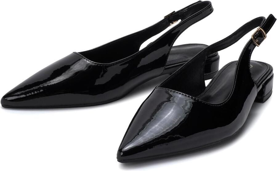 Ballerina's met blokhak