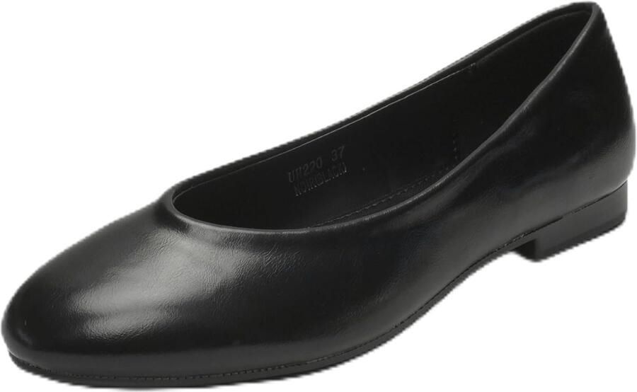 Ballerina's met ronde neus hak