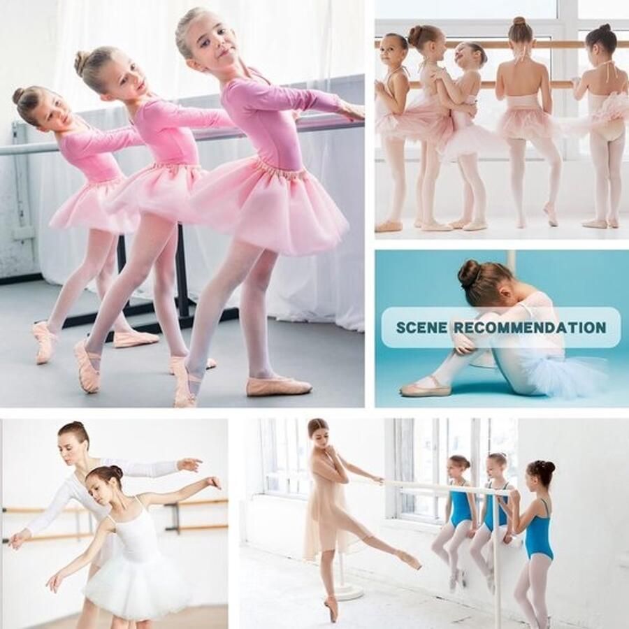 Balletschoenen voor meisjes Leer Gesplitste zool Dansschoenen voor kinderen en volwassenen