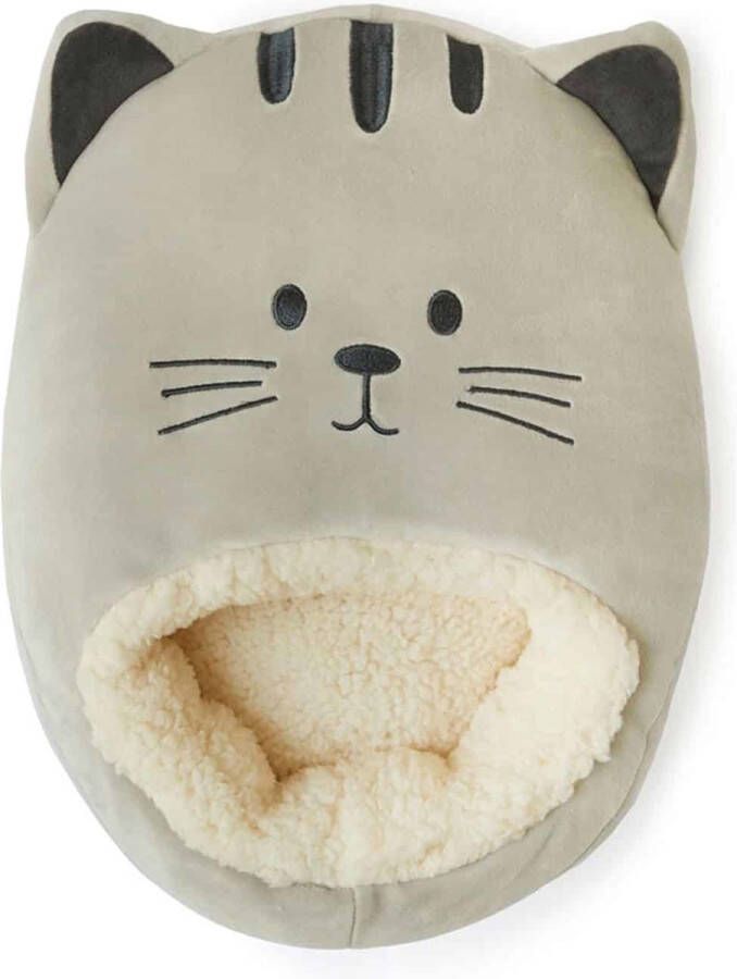 Balvi Kitty Voetenwarmer Kat Grijs one size fits all
