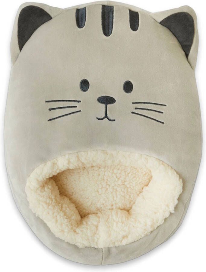 Balvi Kitty Voetenwarmer Kat Grijs one size fits all