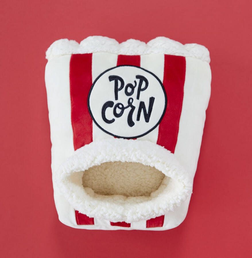 Balvi Voetenwarmer Popcorn Wit Rood Superzacht Onze Size